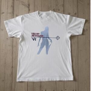 Velvet Revolver White Band Tee